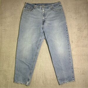 Vintage Levi’s 560 Jeans Men’s 40x30 Loose Fit Tapered Leg Light Wash Denim